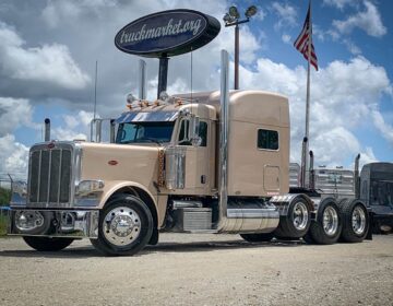 2014 PETERBILT 389 TRI-AXLE GLIDER 244239