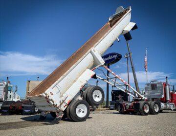 1985 FRUEHAUF END DUMP TRAILER 018303