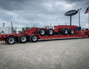 1986 SIEBERT 2/3/2 LOWBOY TRAILER 111005