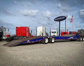 2012 FELLING FT-70-2 HYDRATAIL DROP DECK TRAILER 042454