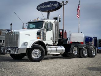 2012 KENWORTH T800W TRI AXLE HYDRAULIC WINCH TRUCK 297232