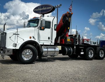2018 Kenworth T800 Knuckleboom Crane Truck 210907