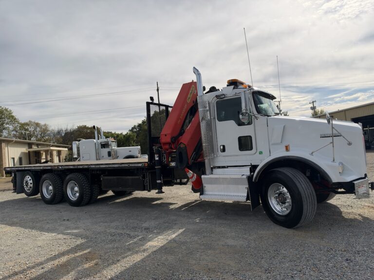 2016 KENWORTH T800 FLATBED CRANE TRUCK photo 3